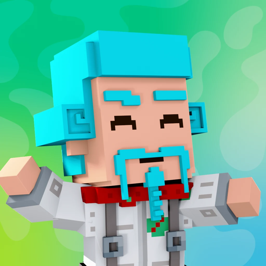 Pirate #3894 voxel render