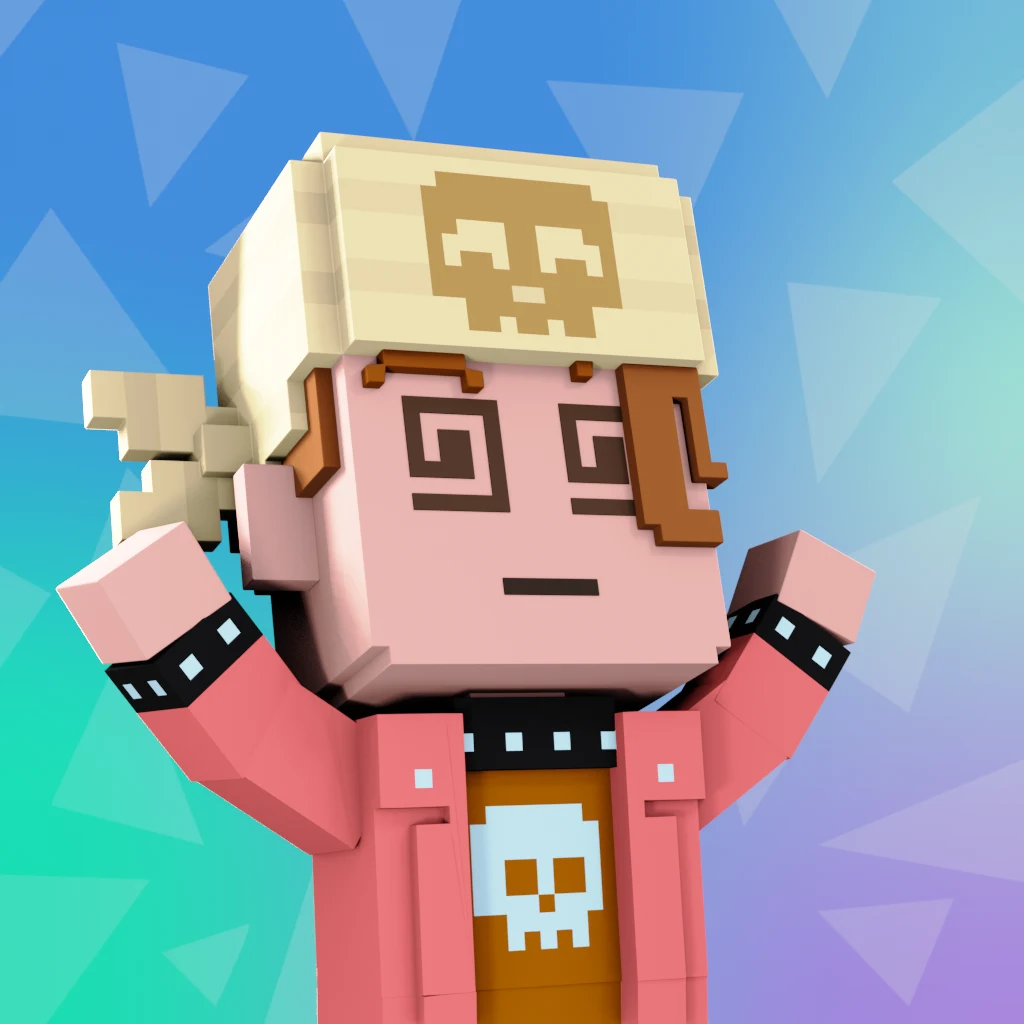 Pirate #3895 voxel render