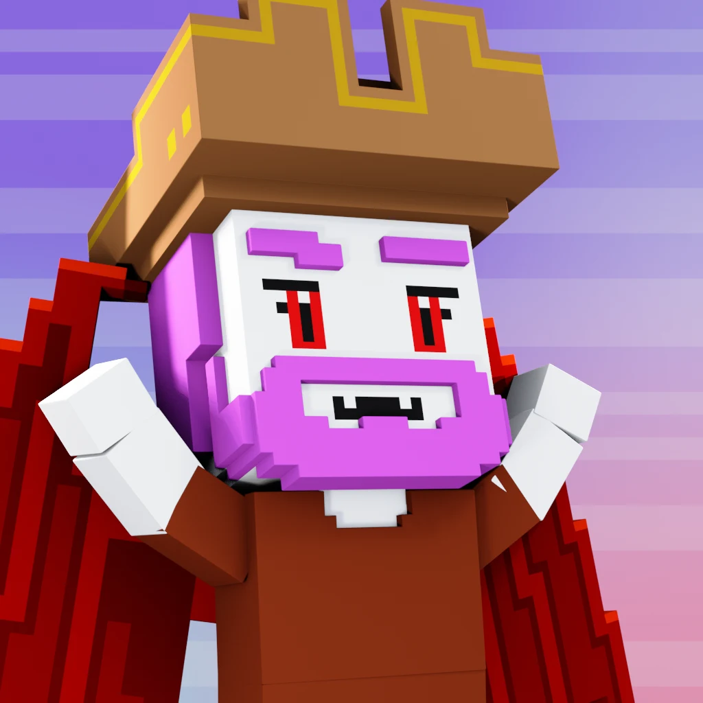 Pirate #3898 voxel render