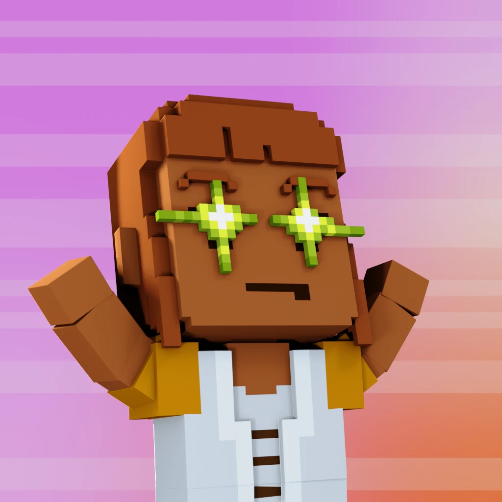 Pirate #39 voxel render