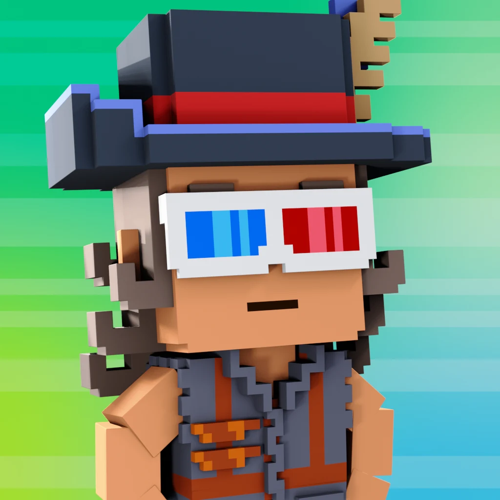 Pirate #390 voxel render