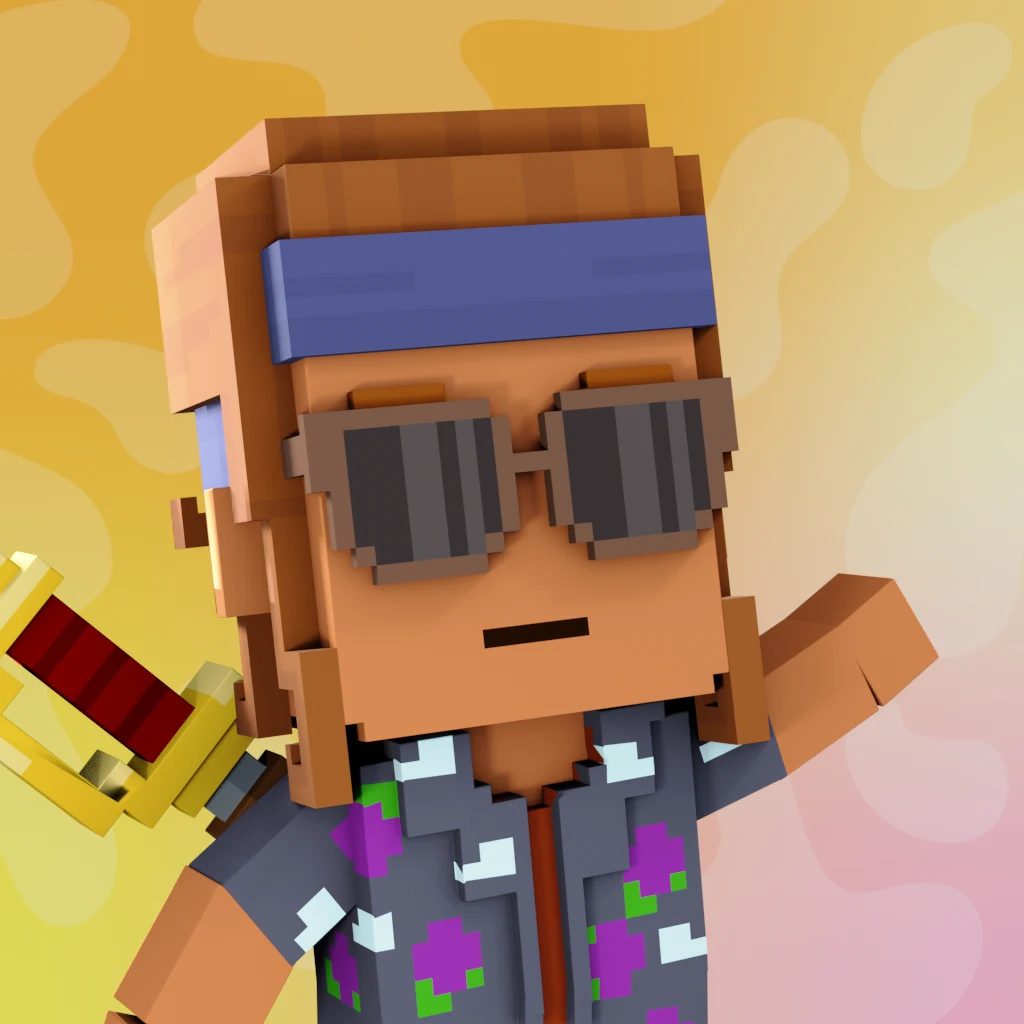 Pirate #3901 voxel render