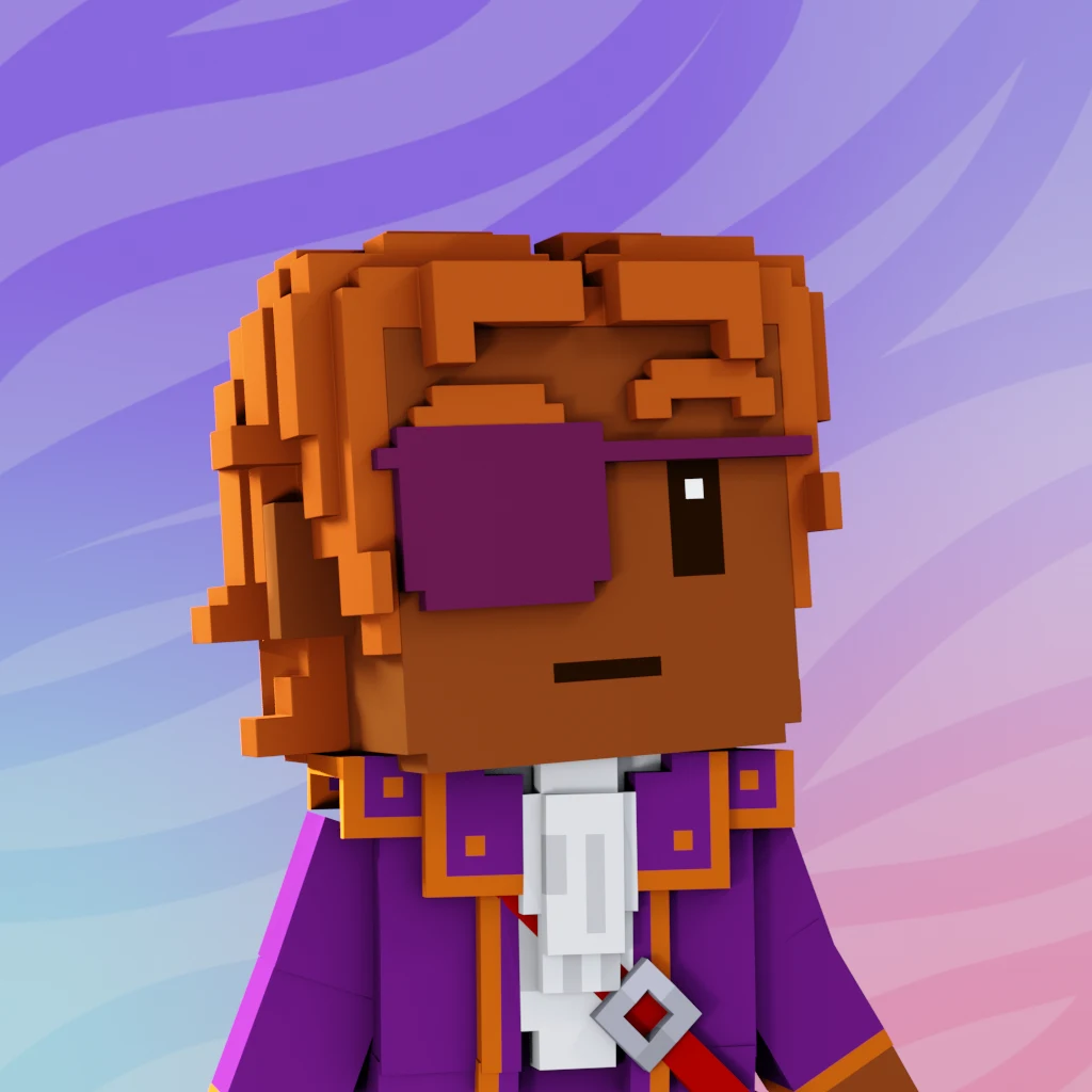 Pirate #3902 voxel render