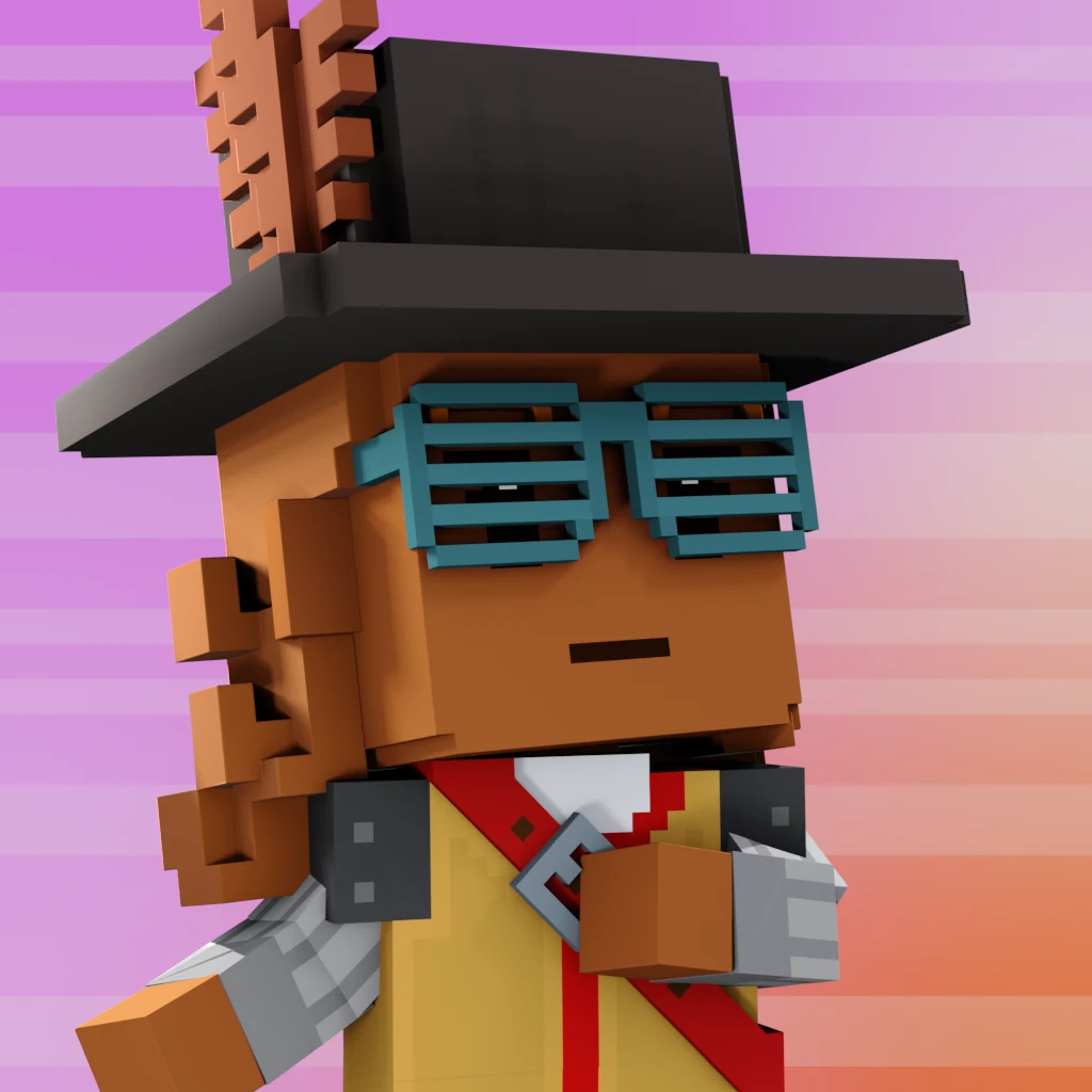 Pirate #3903 voxel render