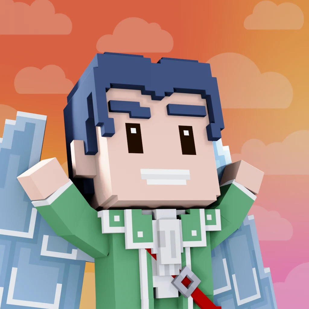 Pirate #3909 voxel render