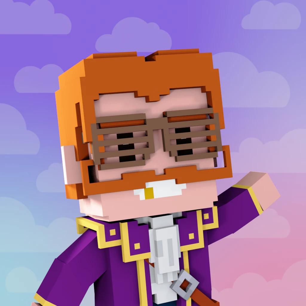 Pirate #391 voxel render
