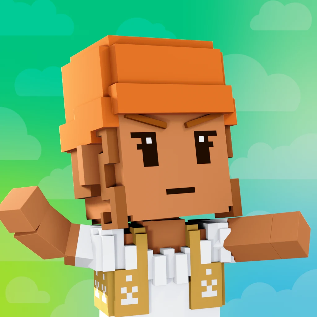 Pirate #3911 voxel render