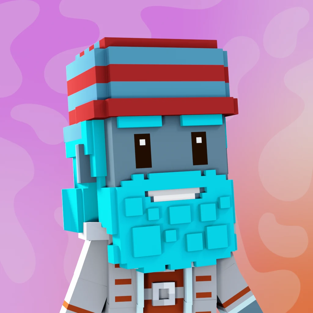 Pirate #3912 voxel render