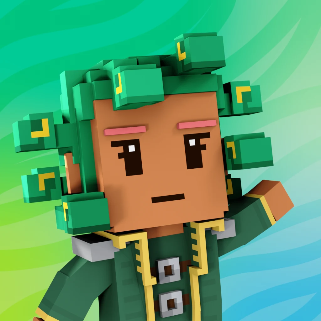 Pirate #3915 voxel render
