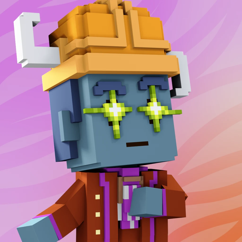 Pirate #3918 voxel render