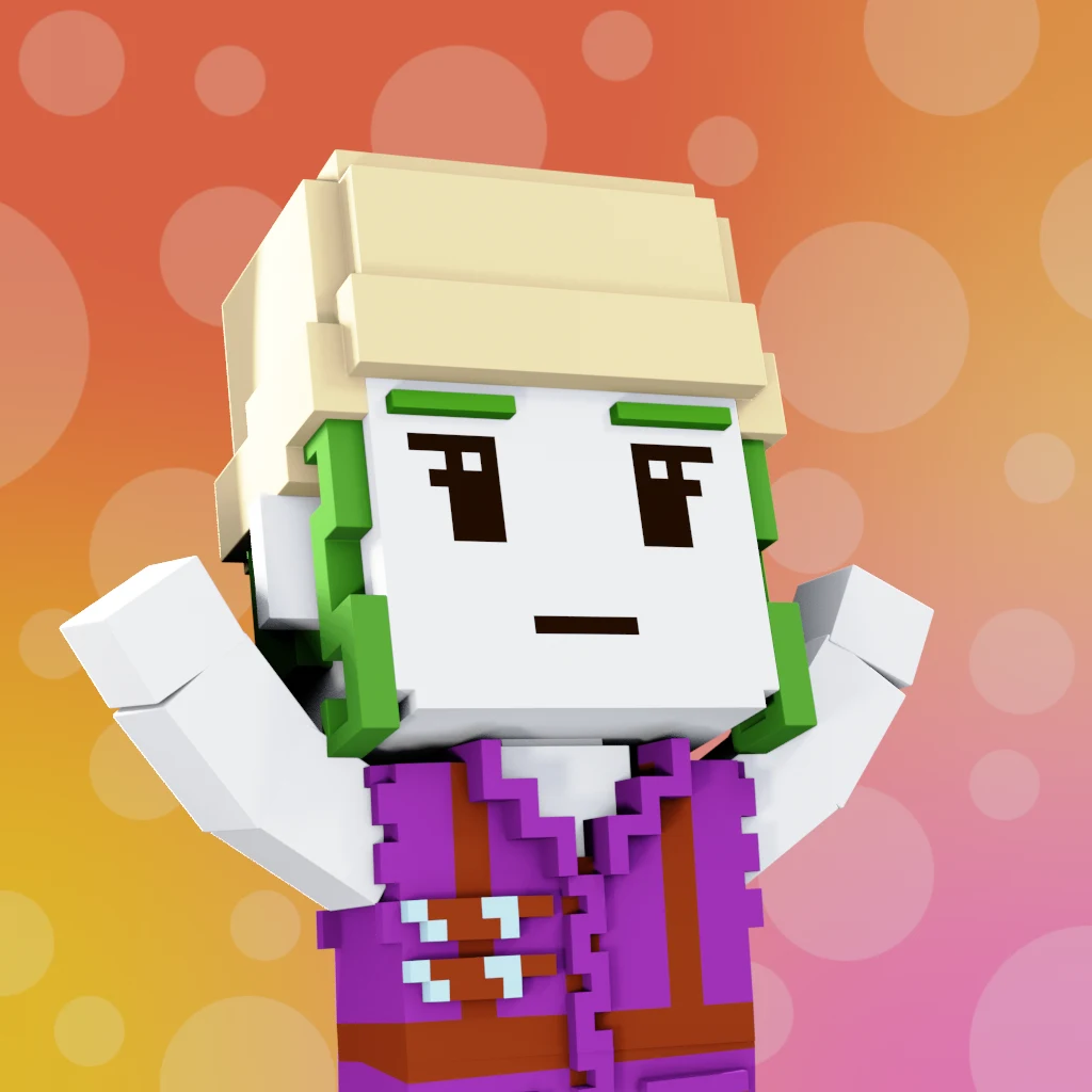 Pirate #3919 voxel render