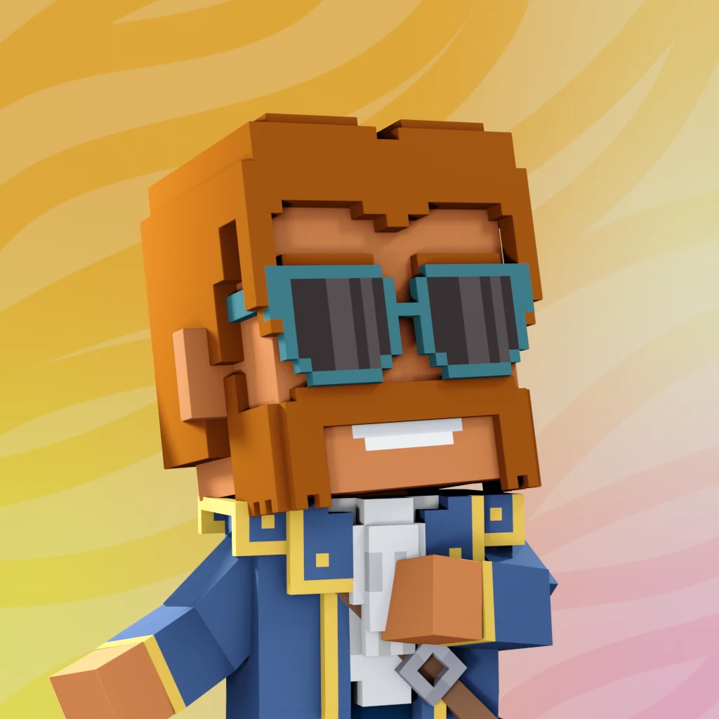 Pirate #3921 voxel render
