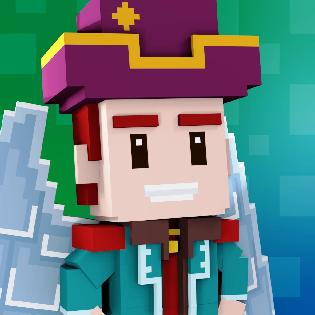 Pirate #3922 voxel render