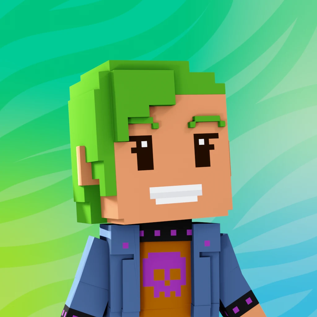 Pirate #3928 voxel render