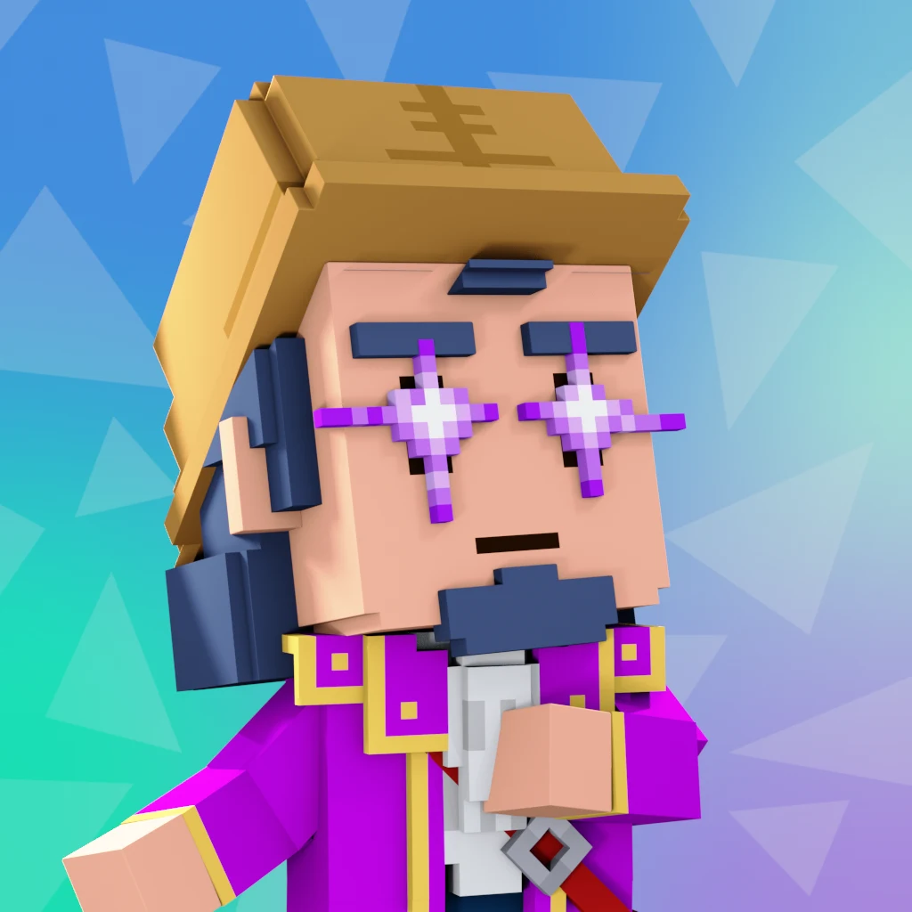 Pirate #393 voxel render