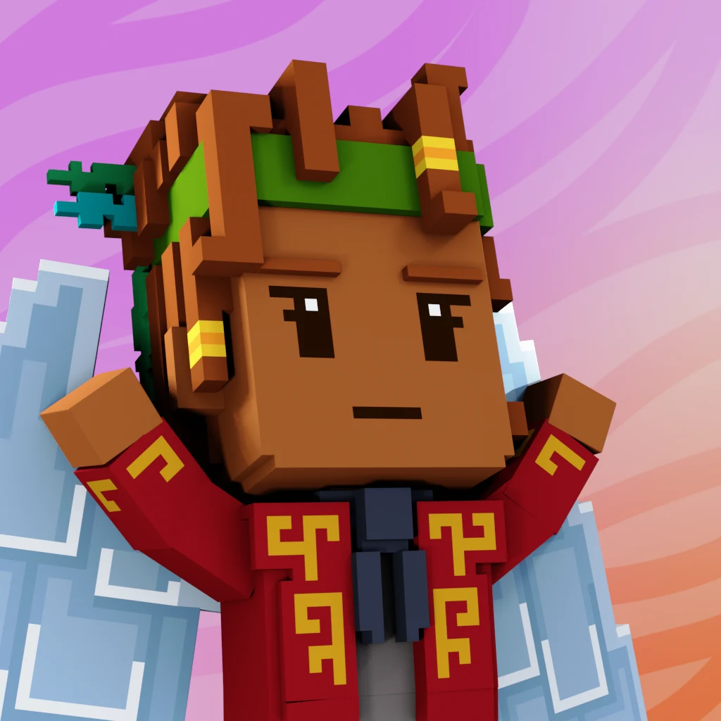 Pirate #3930 voxel render