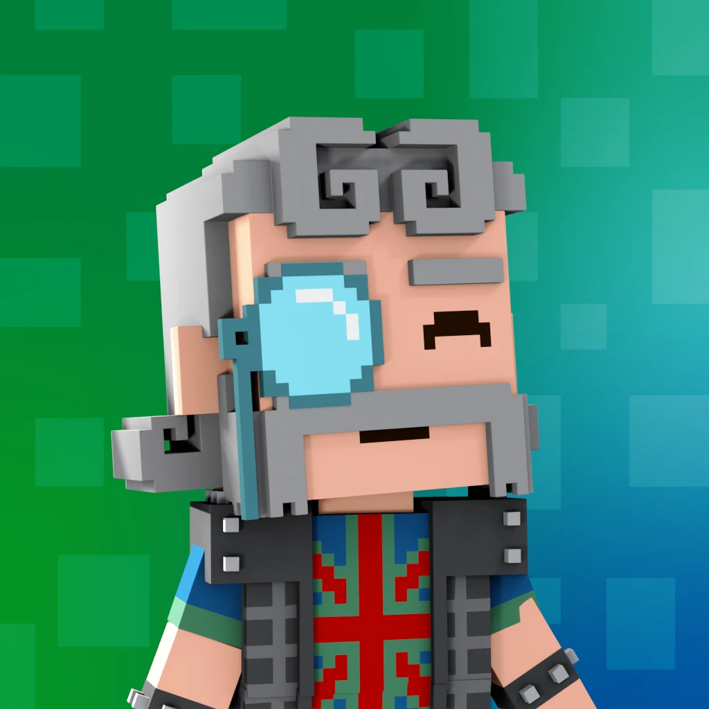 Pirate #3931 voxel render