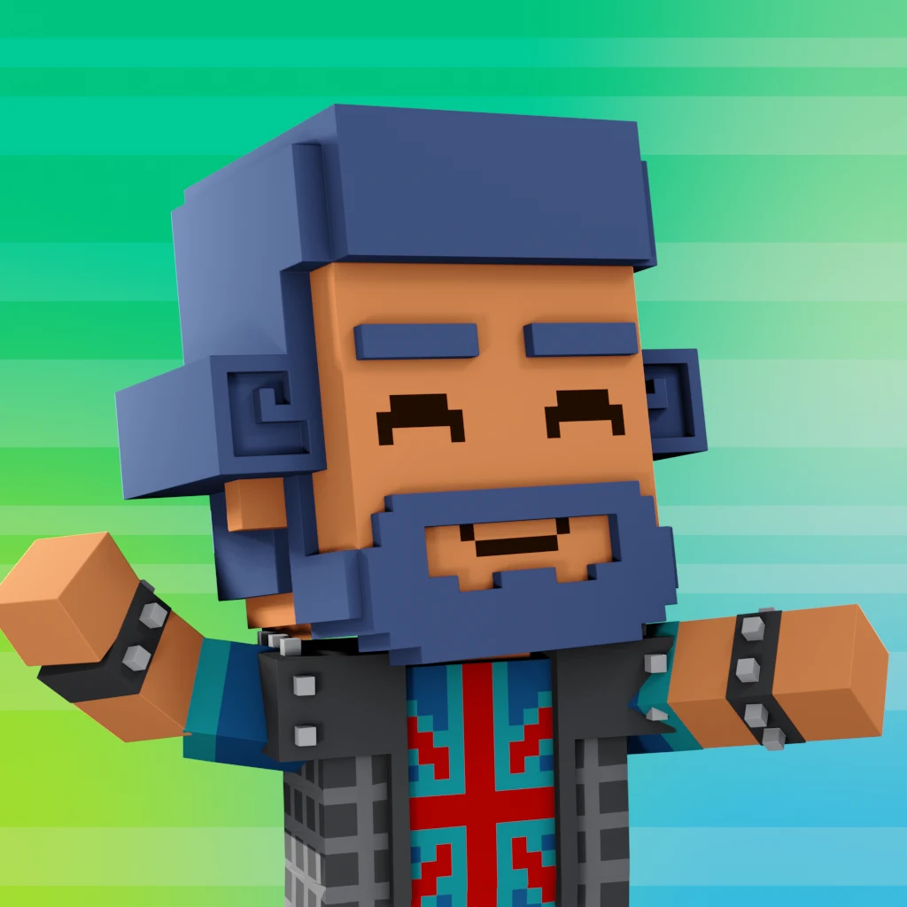 Pirate #3932 voxel render