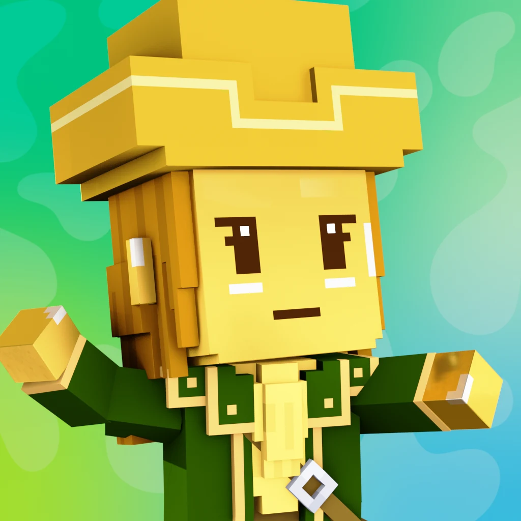Pirate #3934 voxel render