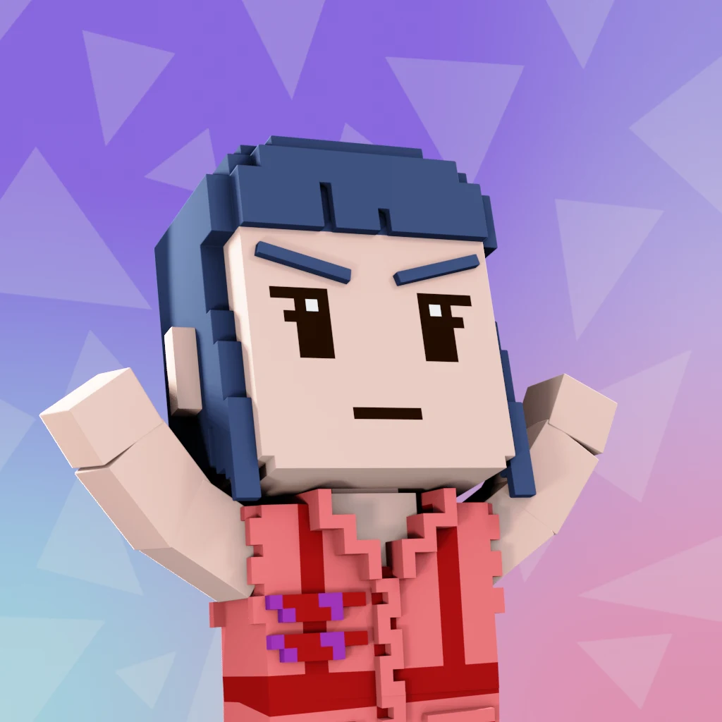 Pirate #3935 voxel render