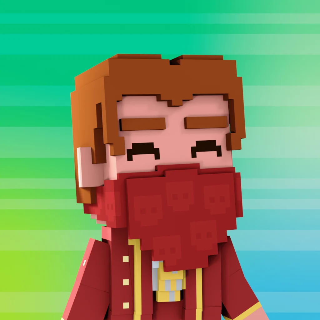 Pirate #3937 voxel render