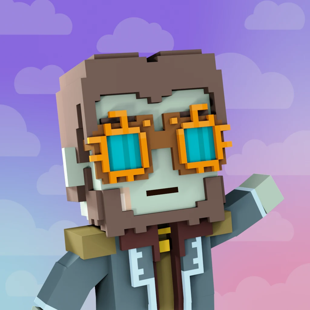 Pirate #3939 voxel render