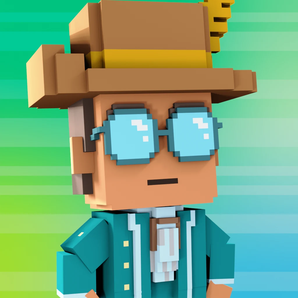 Pirate #3940 voxel render