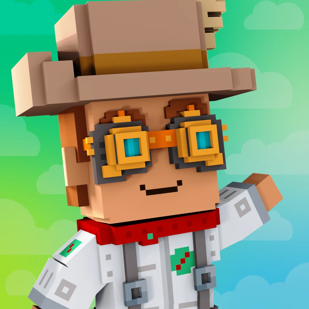 Pirate #3941 voxel render