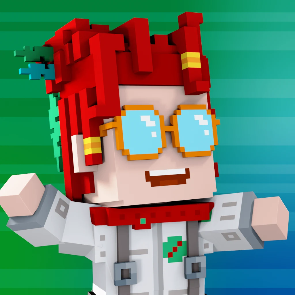 Pirate #3942 voxel render