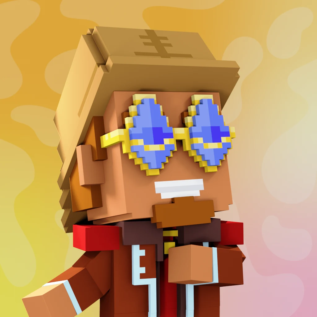 Pirate #3943 voxel render