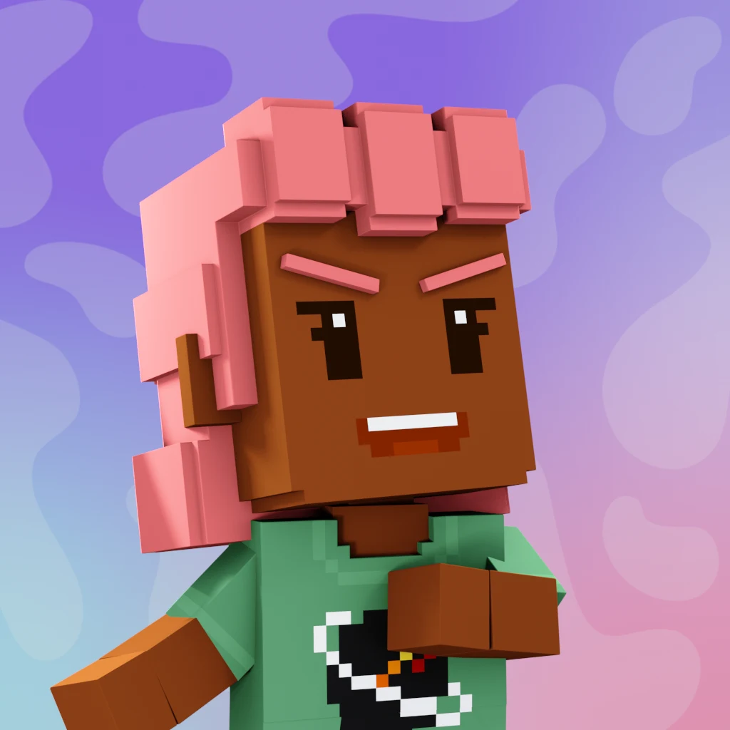 Pirate #3945 voxel render