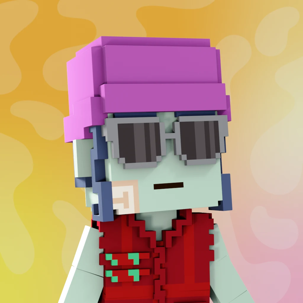 Pirate #3947 voxel render