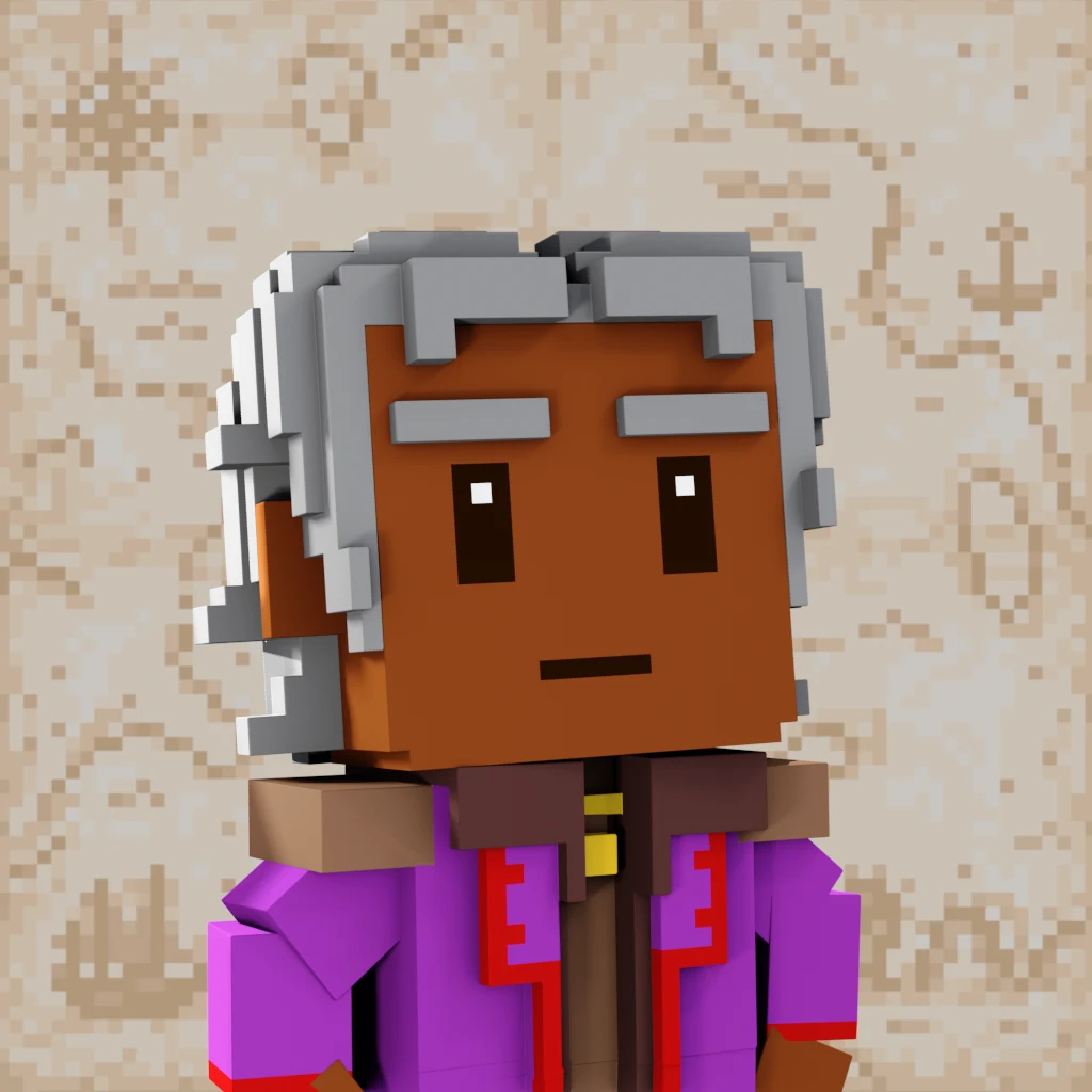 Pirate #3948 voxel render