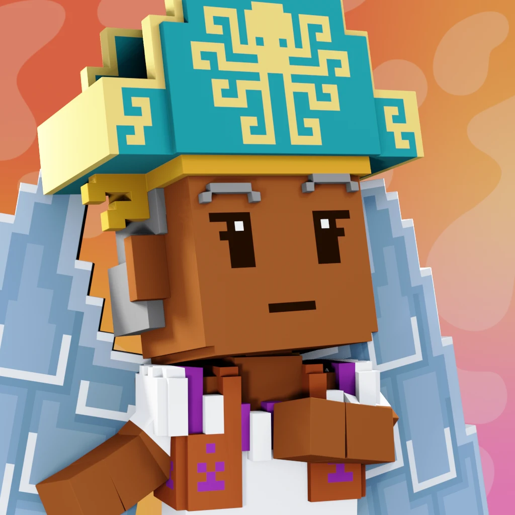 Pirate #3949 voxel render