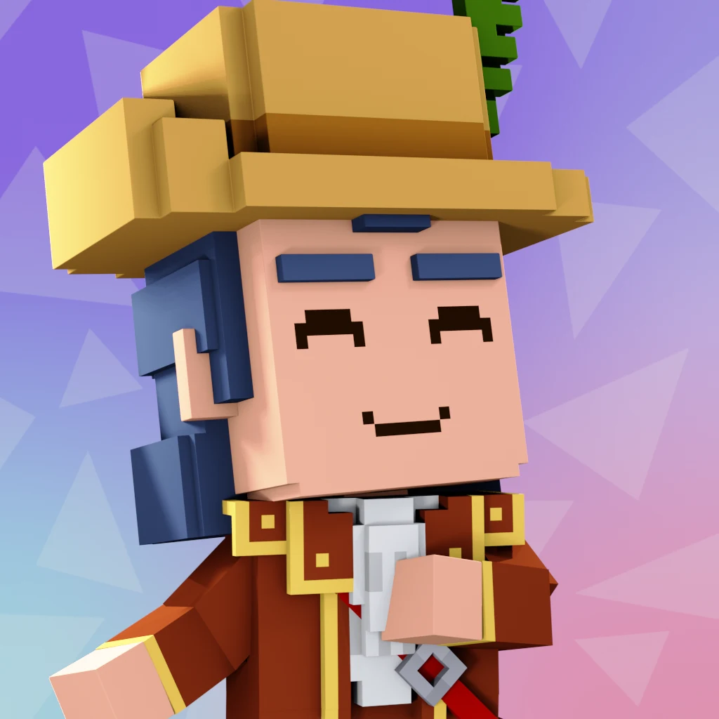 Pirate #3950 voxel render