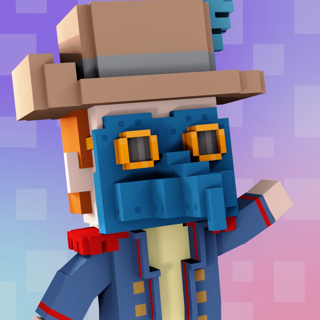 Pirate #3955 voxel render