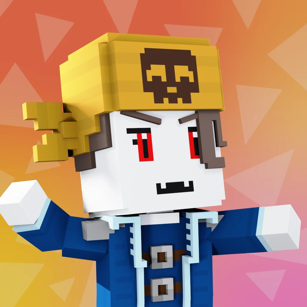 Pirate #3957 voxel render