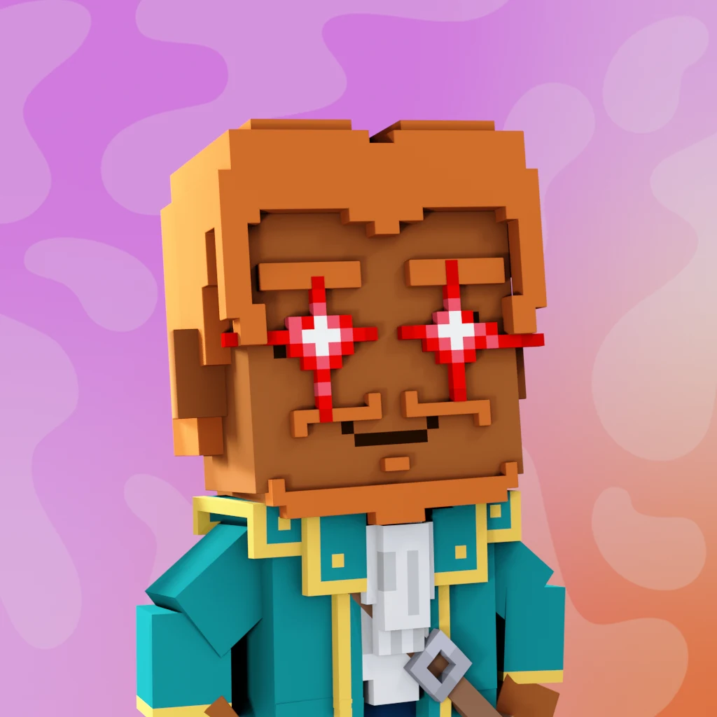 Pirate #396 voxel render