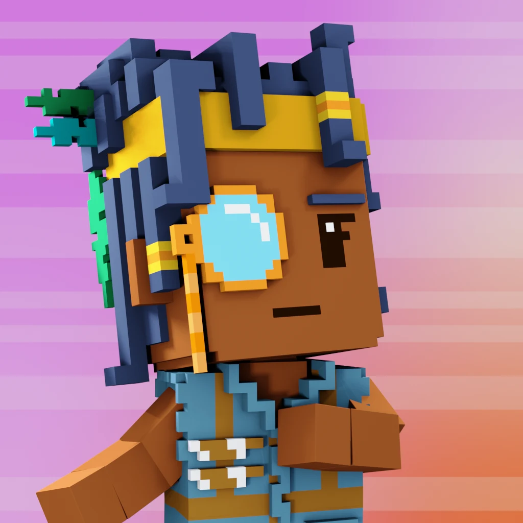 Pirate #3962 voxel render