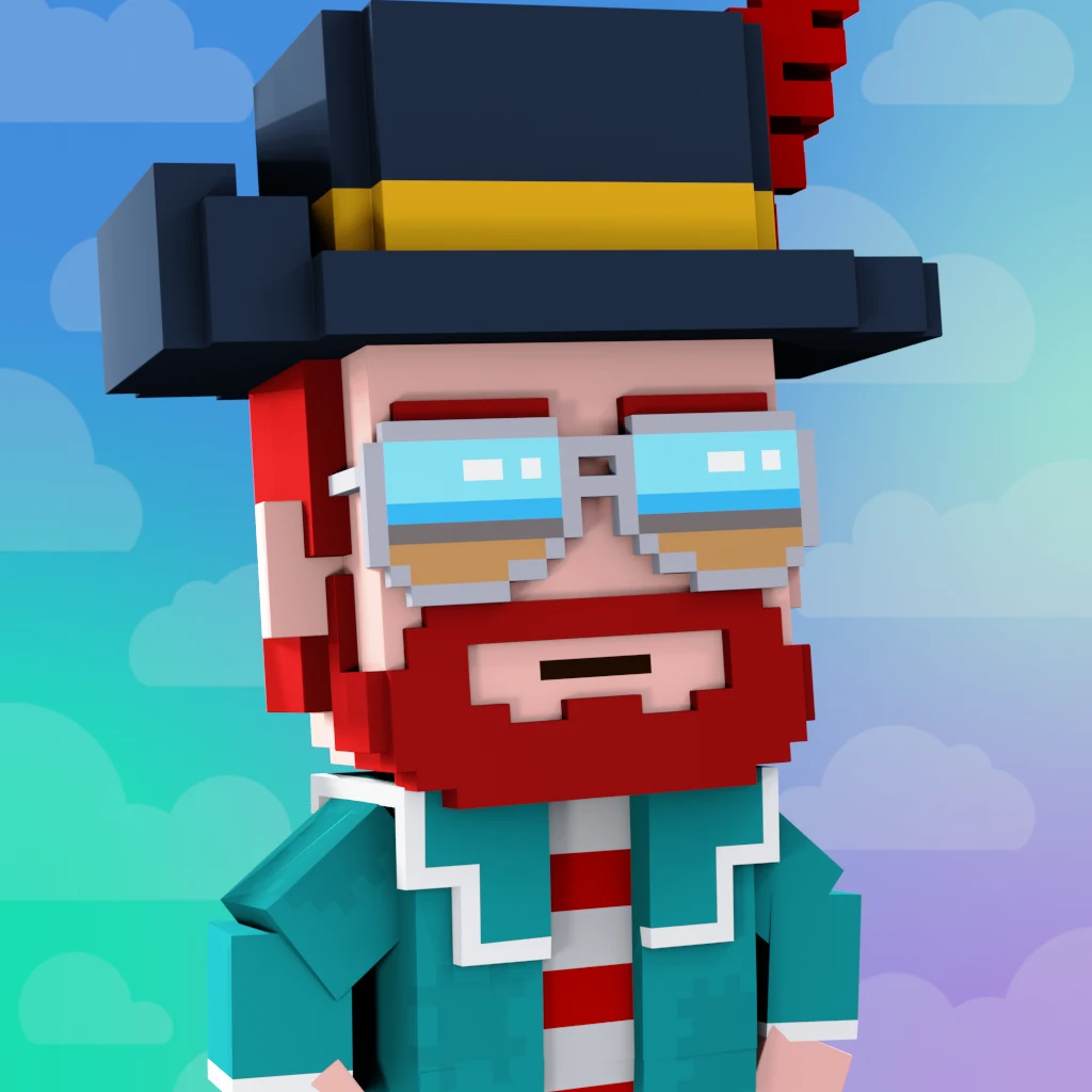 Pirate #3963 voxel render