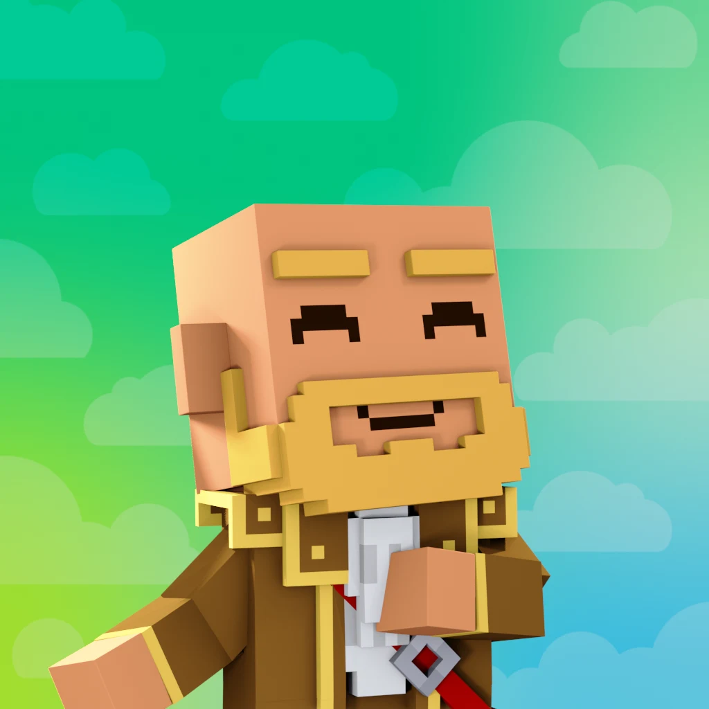 Pirate #3965 voxel render