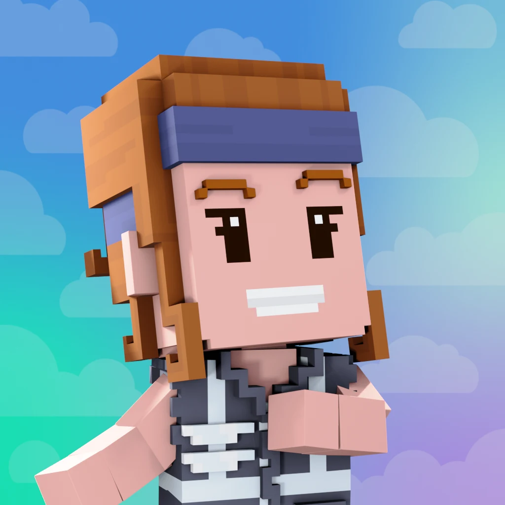 Pirate #3968 voxel render