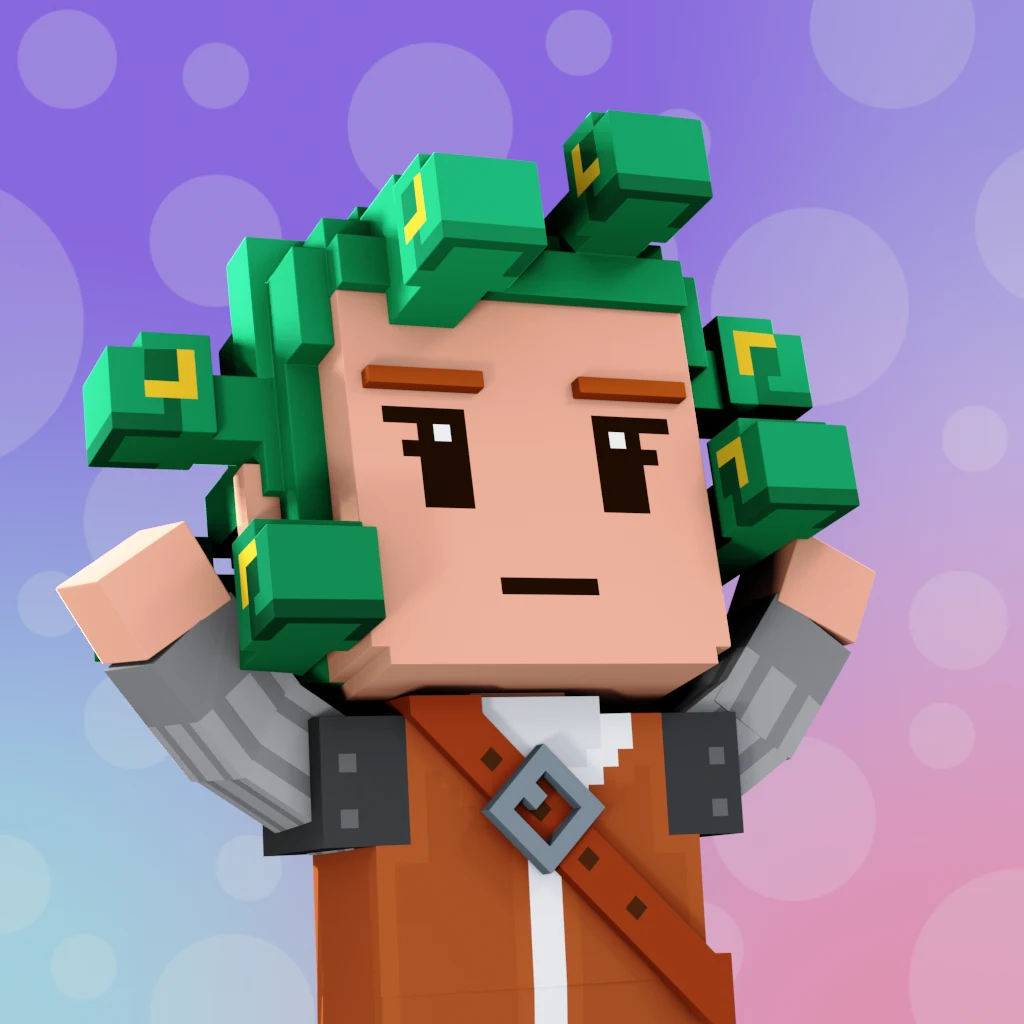 Pirate #3970 voxel render