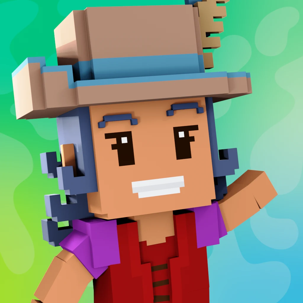 Pirate #3974 voxel render
