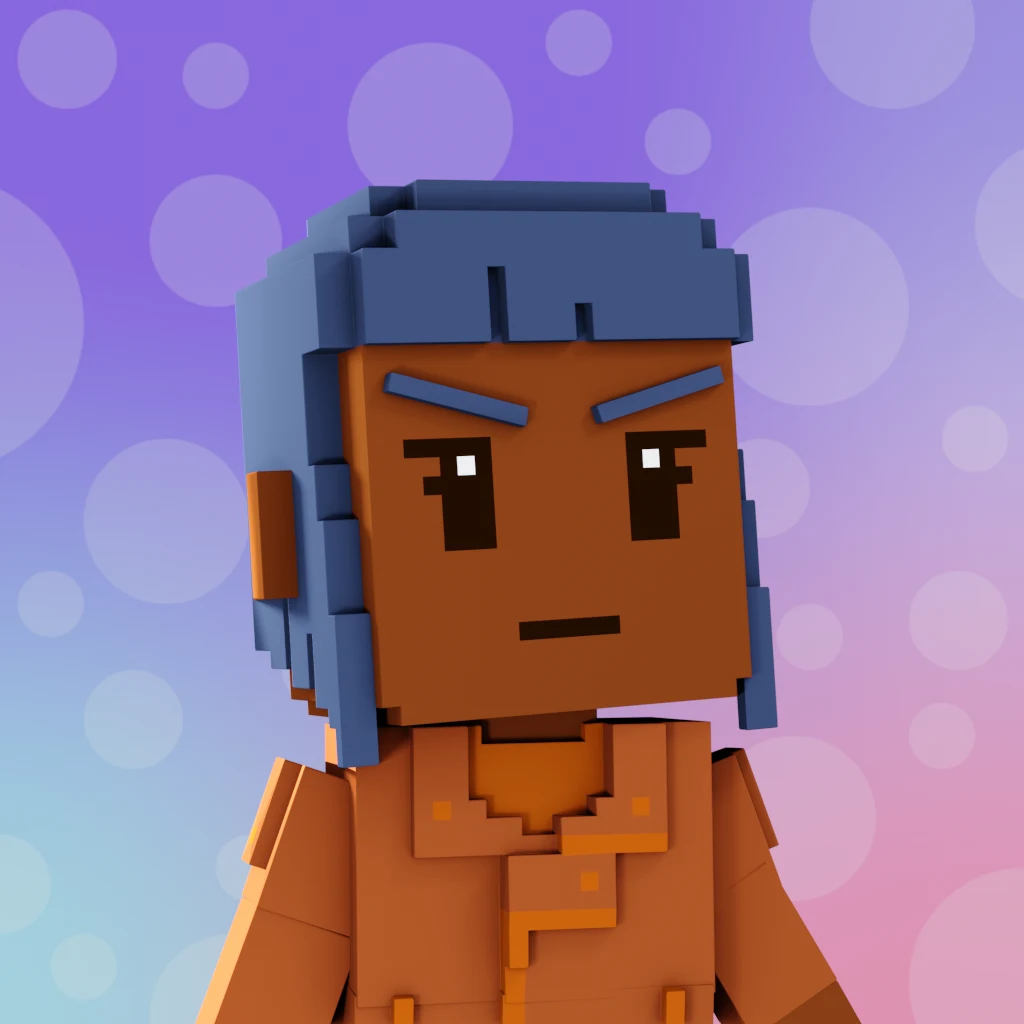 Pirate #3978 voxel render