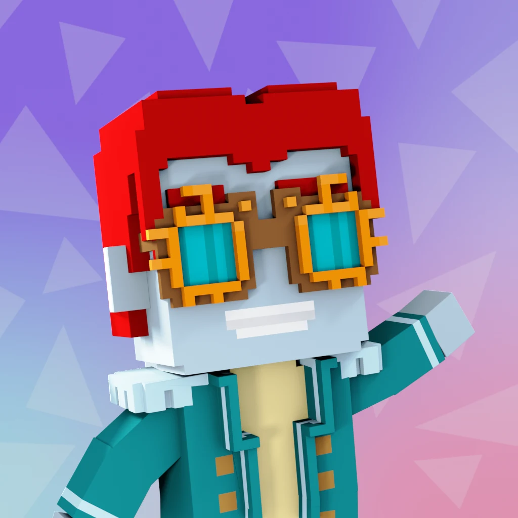 Pirate #3979 voxel render