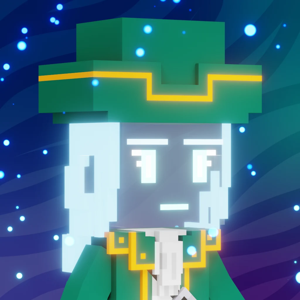 Pirate #3980 voxel render