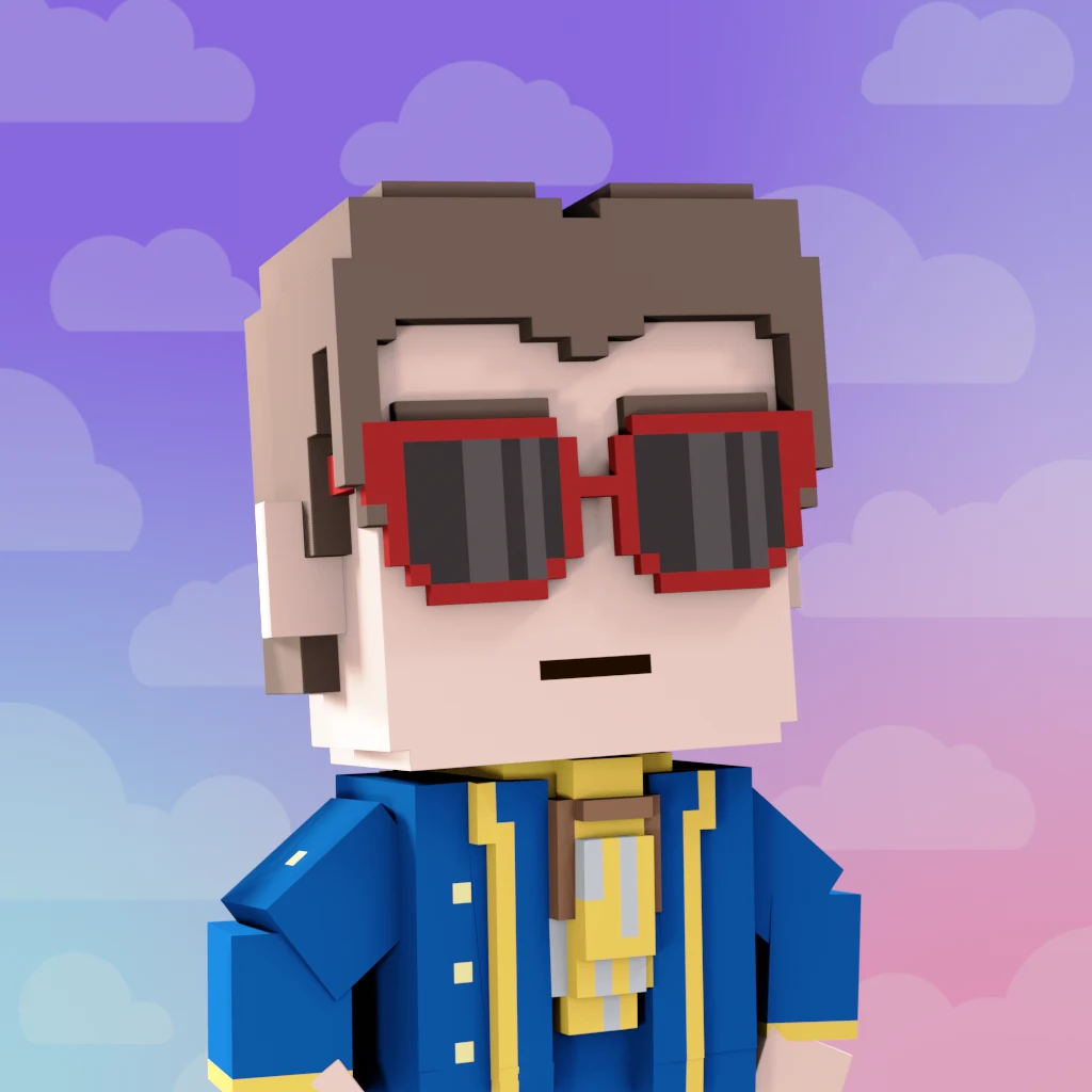 Pirate #3984 voxel render