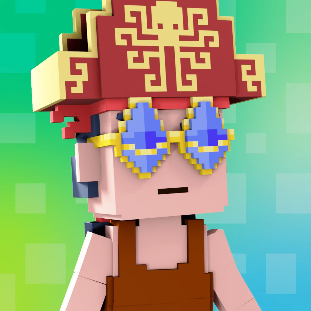 Pirate #3990 voxel render