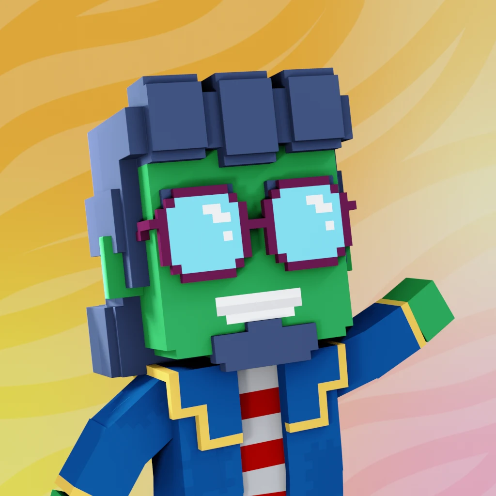 Pirate #3993 voxel render